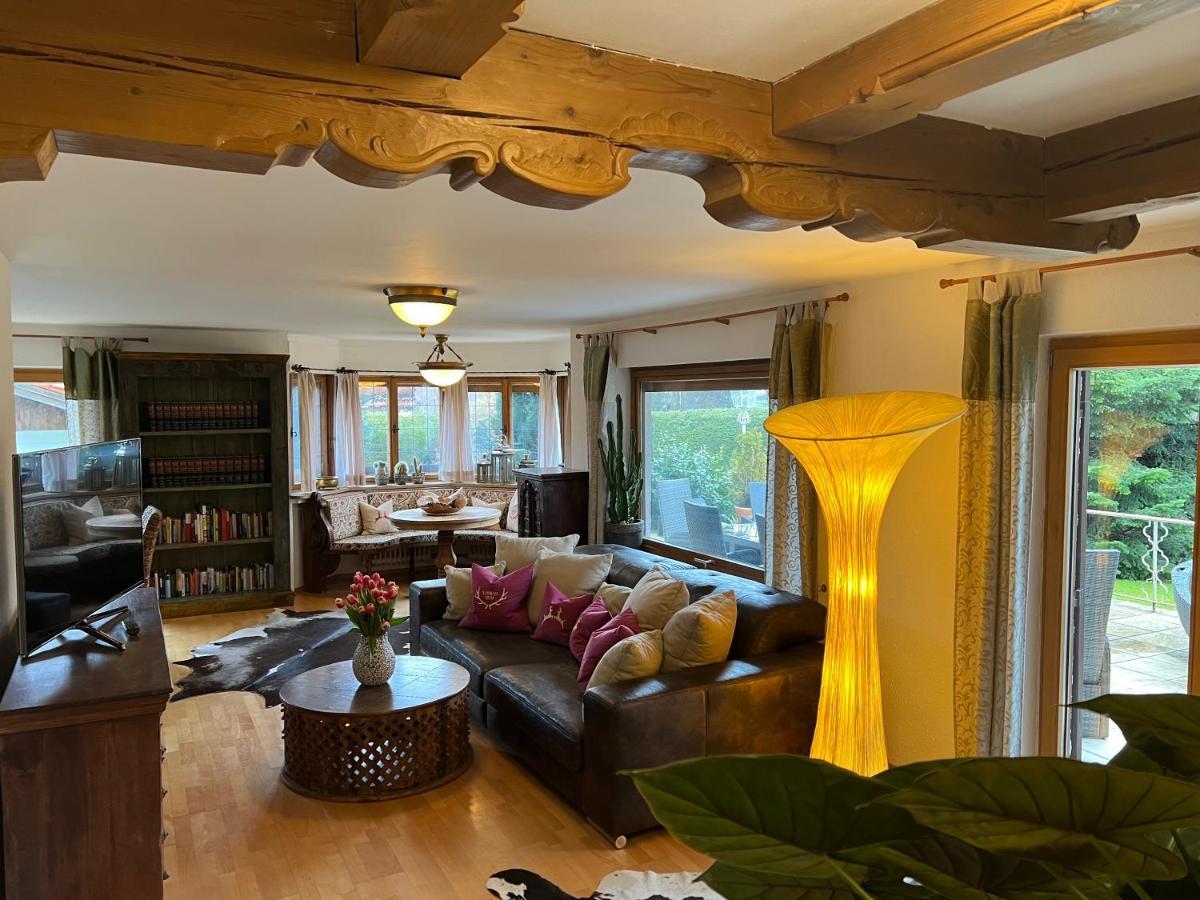 Alpen Suite Tegernsee - Grosse Sonnenterasse Und Idyllischer Garten Bad Wiessee Exterior photo